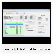 Minify Html Jsminifier javascript obfuscation unicode
