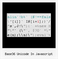 Url Encode Javascript String base36 unicode in javascript
