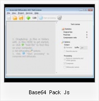 Online Javascript Method Renamer base64 pack js