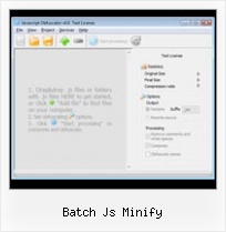 Encode Querystring Java batch js minify