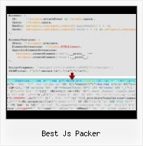 Jscript Unreadable best js packer