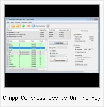 Eclipse Compress Css c app compress css js on the fly
