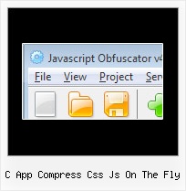 Jquery Code Obfuscation c app compress css js on the fly