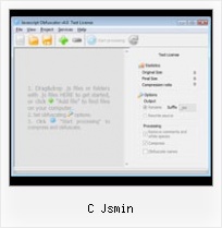 Compress Javascript With Php c jsmin
