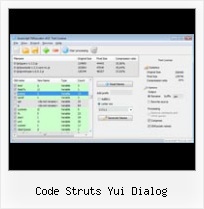 Algorithm To Compress String Javascript code struts yui dialog