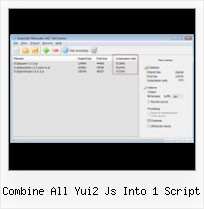 Javascript Cookie Compression combine all yui2 js into 1 script