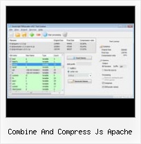 Packer Code Depack combine and compress js apache