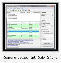 Controls Js Prototype Js Minify Jsmin compare javascript code online
