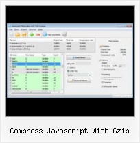 Enable Javascript Compression compress javascript with gzip