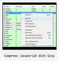 Jquery Email Obfuscator compress javascript with gzip