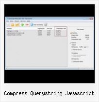 How To Compress Javascript File compress querystring javascript