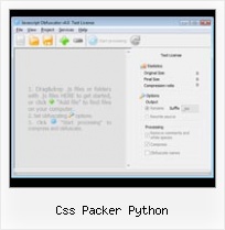 Mootools Url Decode css packer python