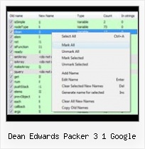 Netbeans Minifier dean edwards packer 3 1 google