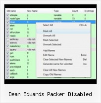 Obfuscator Decoder dean edwards packer disabled