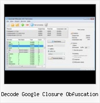 Json Http Compression Wcf decode google closure obfuscation