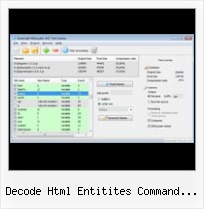 Yuicompressor Gzip Windows decode html entitites command line tool