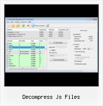 Encode Ampersand Javascript Function decompress js files