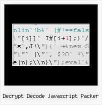 Eclipse Javascript Packer decrypt decode javascript packer