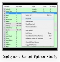 Gsp Javascript Obfuscator deployment script python minify