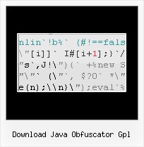 Javascript Obfuscator Compare download java obfuscator gpl