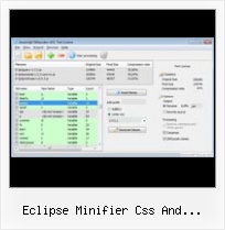 Javascript Email Munger eclipse minifier css and javascript