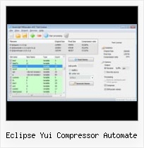 Javascript Compress Json Data eclipse yui compressor automate