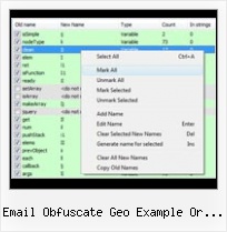 Jslint Script Url Warning email obfuscate geo example or demo