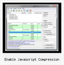 Jar Obfuscator enable javascript compression