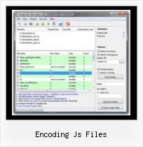 Javascript Encode Demo encoding js files