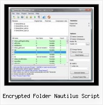 Jscript Encrypter encrypted folder nautilus script
