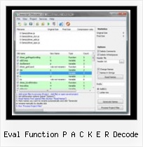 Code Obfuscation eval function p a c k e r decode