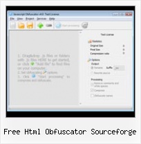 Aptana Yui Compress Output File free html obfuscator sourceforge