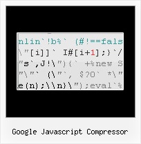 Javascript Online Decoder google javascript compressor
