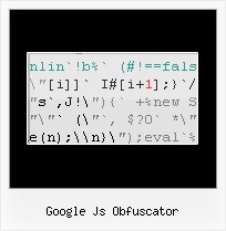 Minimize Javascript File Coda Panic google js obfuscator