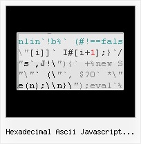 Javascript Native To Ascii Convert hexadecimal ascii javascript encode decode