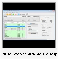 Ccnet Packer how to compress with yui and gzip