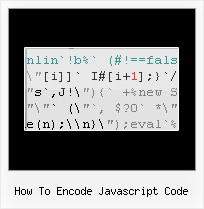 Hide Source Code Demo how to encode javascript code