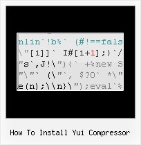 Gsp Javascript Obfuscator how to install yui compressor