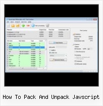 Compress Json Online how to pack and unpack javscript