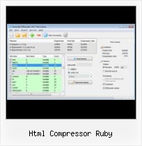 Dean Edwards Name Packer html compressor ruby