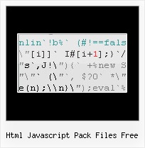Packer Php html javascript pack files free
