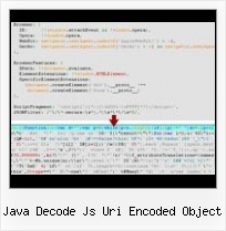 Yuicompressor Jar java decode js uri encoded object