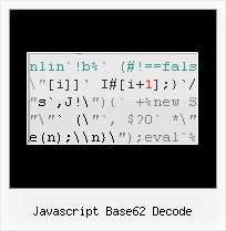Javascript Obfuscator Build Your Own Php javascript base62 decode