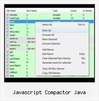 Javascript Encoding Creditcard javascript compactor java