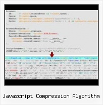 Javascript Packer javascript compression algorithm