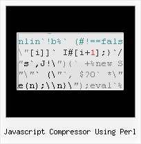 Javascript Encode Uri javascript compressor using perl