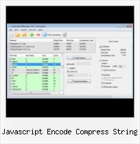 Autoident Torent javascript encode compress string