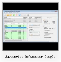 Javascript Compressor Rename Variables javascript obfuscator google