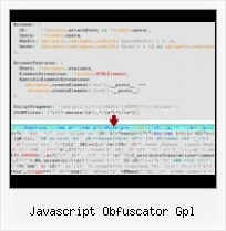Google Javascript Obfuscator javascript obfuscator gpl