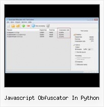 Sprockets Ant Apache javascript obfuscator in python